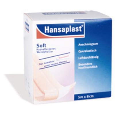Hansaplast soft, Meterware 5m:6cm