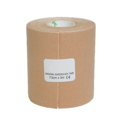 Kinesiologisches Tape XL, 7,5 cm x 5 m beige