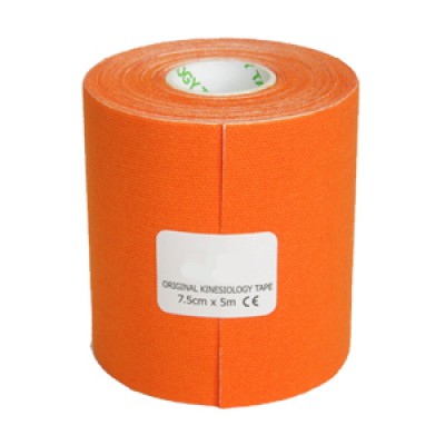 Kinesiologisches Tape XL, 7,5 cm x 5 m orange
