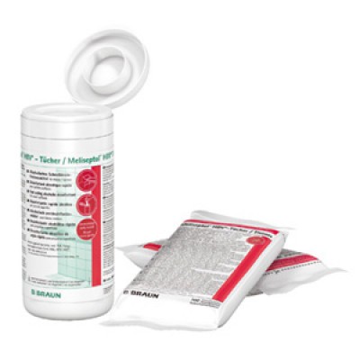 BRAUN Meliseptol HBV-Desinfektionstücher Spenderbox 100 Stück
