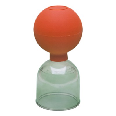 Schröpfglas aus Acryl mit Ball, 4,7 cm