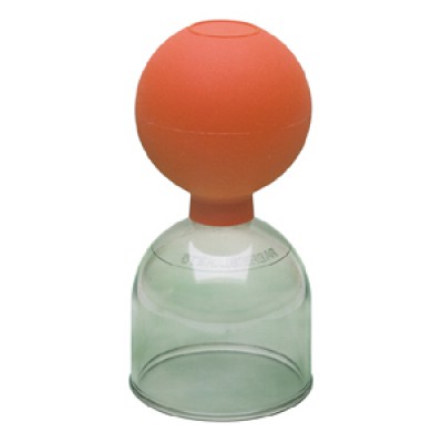 Schröpfglas aus Acryl mit Ball, 5,5 cm