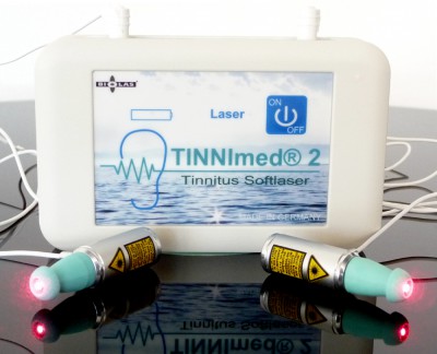 TINNImed 2 Therapie-Laser mit 1 Ohrteil