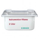 BRAUN Instrumentenwanne mit Deckel u. Einsatz, 2 l