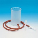 Irrigator-Set mit Kunststoffgefäß 1 Ltr. inkl. Irrigator-Garnitur u. Schlauch
