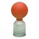 Schröpfglas aus Acryl mit Ball, 3,5 cm