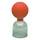Schröpfglas aus Acryl mit Ball, 4,7 cm