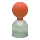 Schröpfglas aus Acryl mit Ball, 5,5 cm